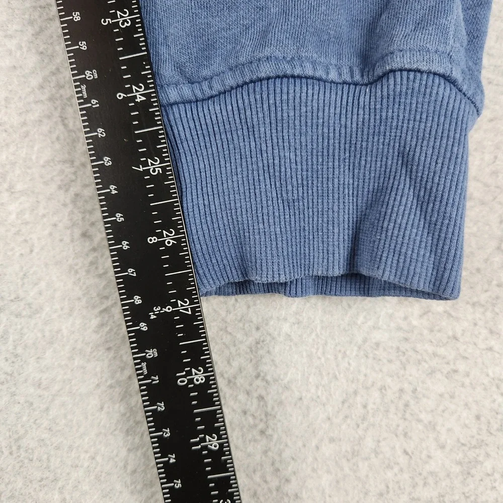 The North Face Joggers Sweatpants Mens S‎ Blue Fleece Box Logo Drawstring Waist